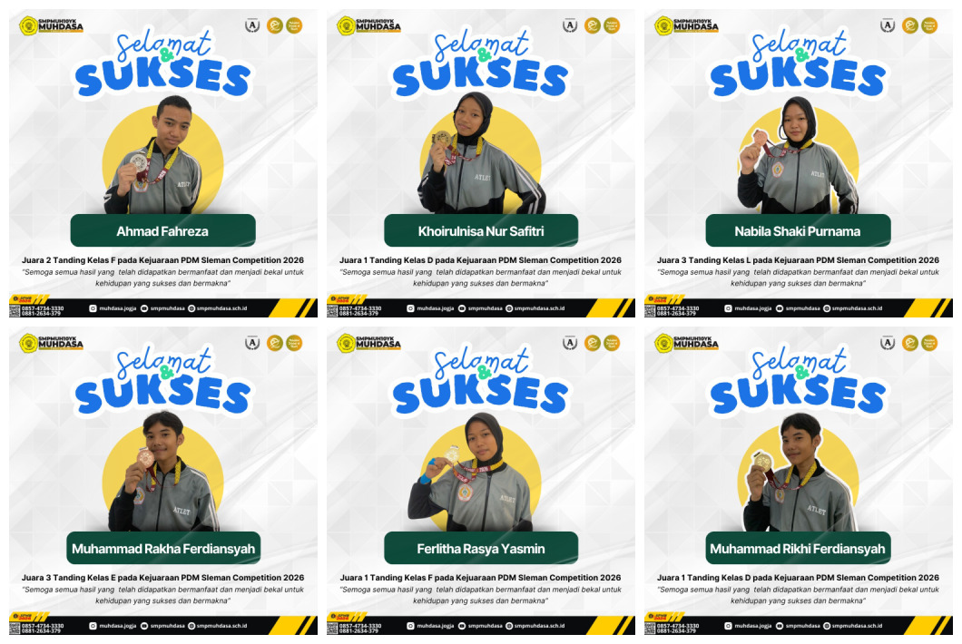 PDM Sleman Competition 2026 siswa SMP Muhammadiyah 10 Yogyakarta