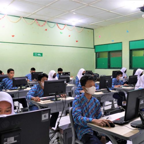 Pelaksanaan Simulasi ASPD Tahun 2023 bagi Peserta Didik Kelas IX SMP Muhdasa