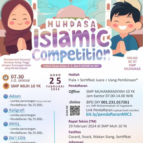 MUHDASA ISLAMIC COMPETITION #1
