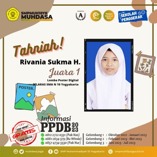 Lomba Poster Digital SELARAS SMA N 10 Yogyakarta